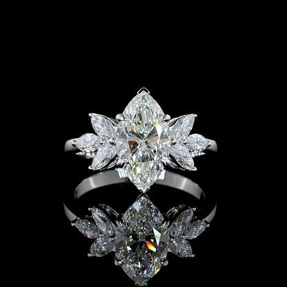Special Ring Marquise 14K White Gold RG4259