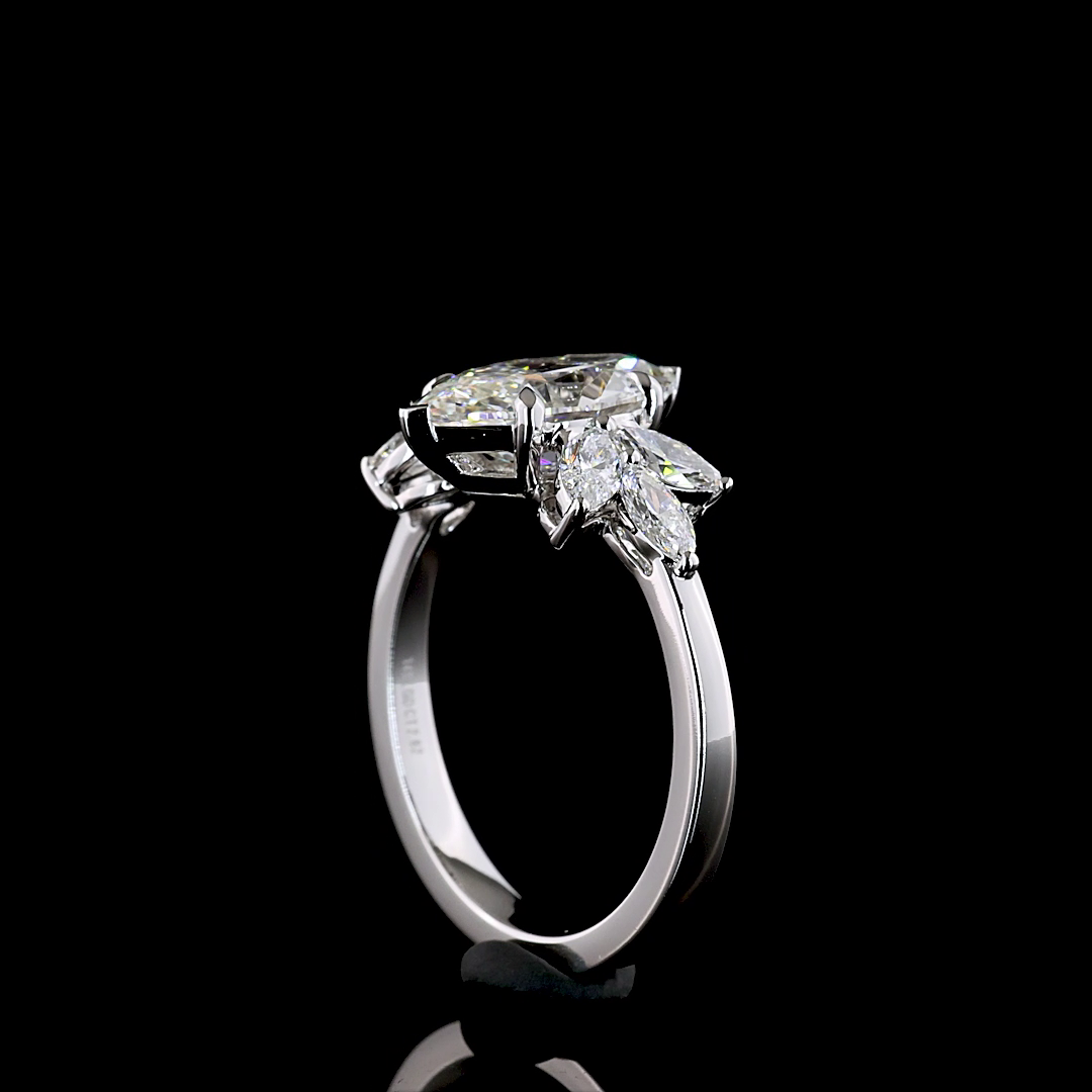 Special Ring Marquise 14K White Gold RG4259