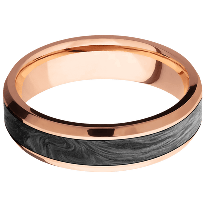 14K Rose Gold + Polish , Polish Finish