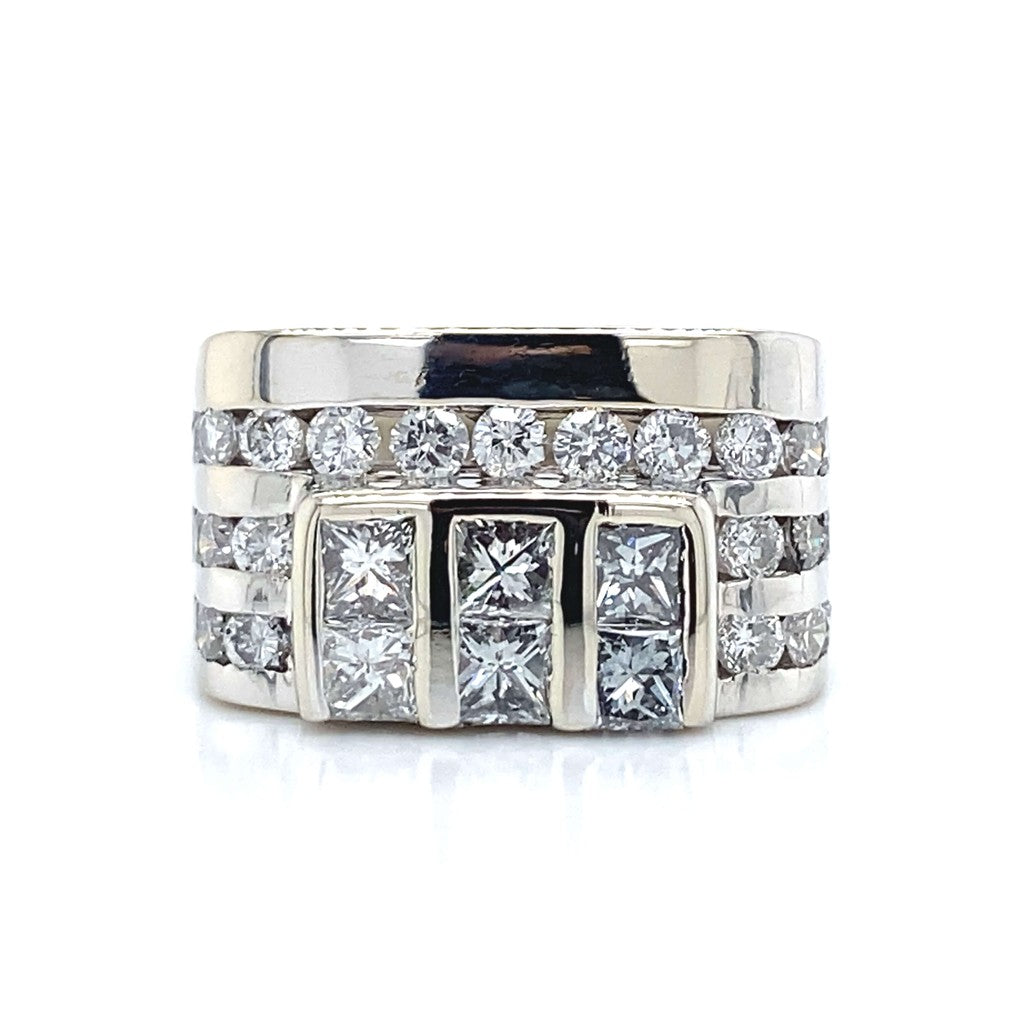 14K Diamond Fashion Ring