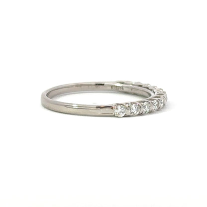 Simon G. Shared Prong Wedding Ring in 18K White Gold