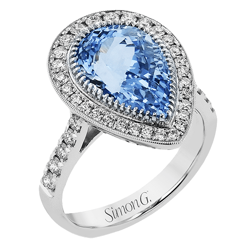 Color Ring in 18k Gold with Diamonds