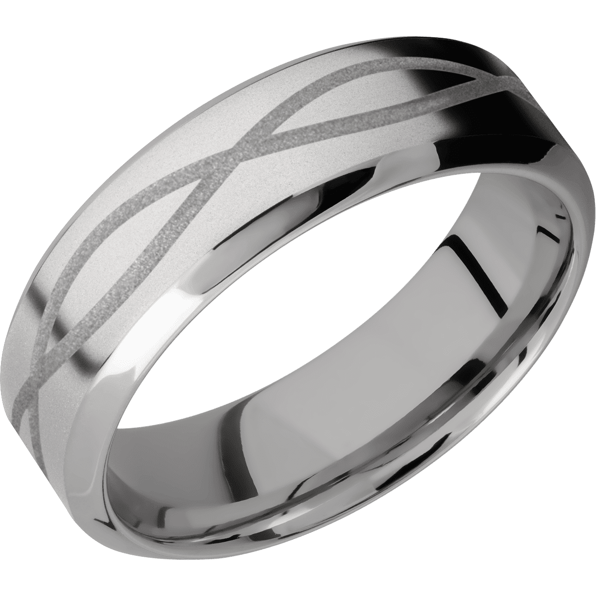 Titanium + Bead , Polish Finish