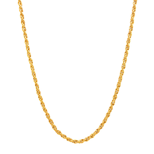 Rolo Chain in 22K Yellow Gold