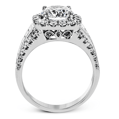 Engagement Ring in 18k Gold with Diamonds - Simon G. Jewelry