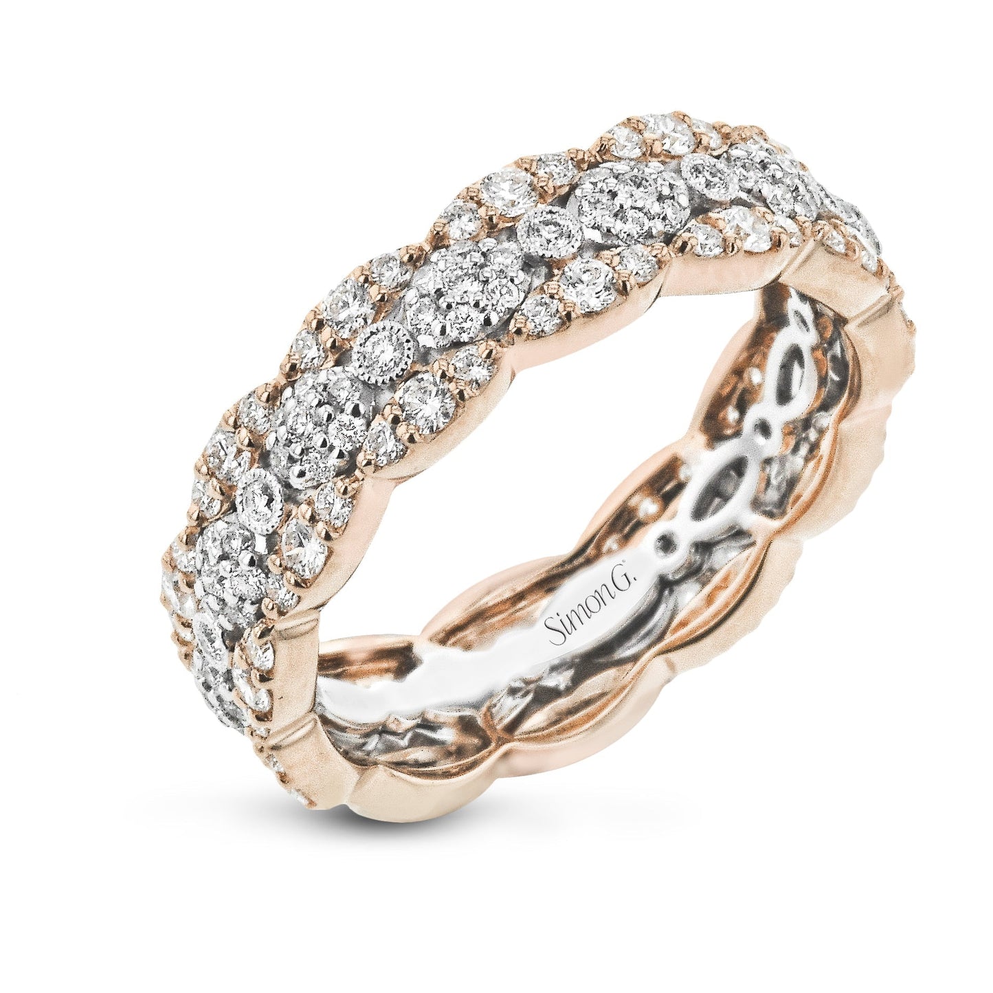 Eternity Fashion Ring in 18k Gold with Diamonds - Simon G. Jewelry