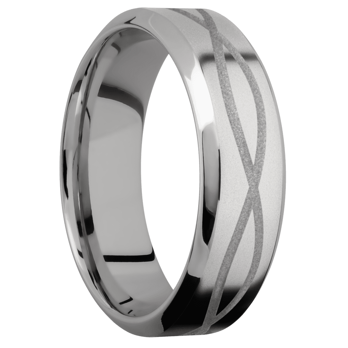 Titanium + Bead , Polish Finish