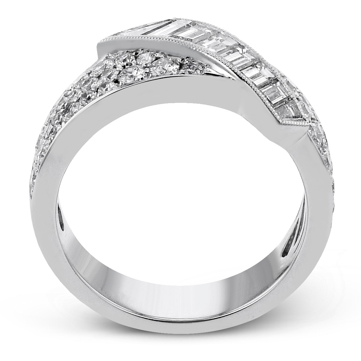 Fashion Ring in 18k Gold With Diamonds