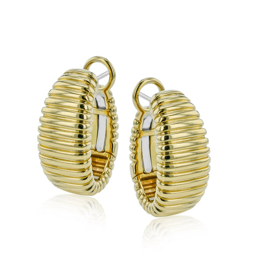 Hoop Earring in 18k Gold - Simon G. Jewelry