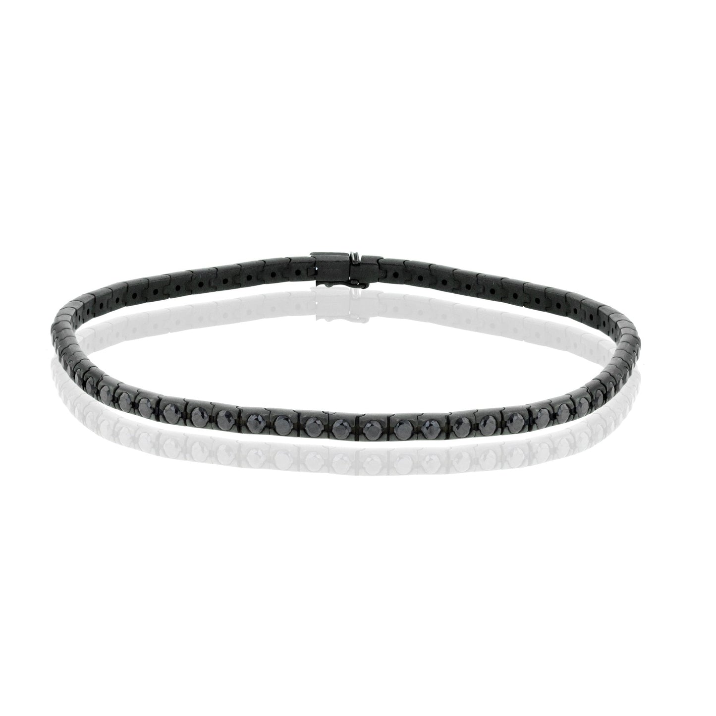 Men's Bracelet In 14k Black Gold With Black Diamonds - Simon G. Jewelry