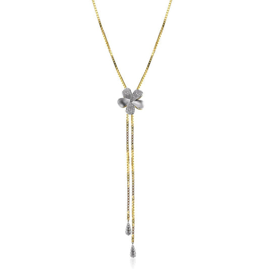 Necklace in 18k Gold with Diamonds - Simon G. Jewelry