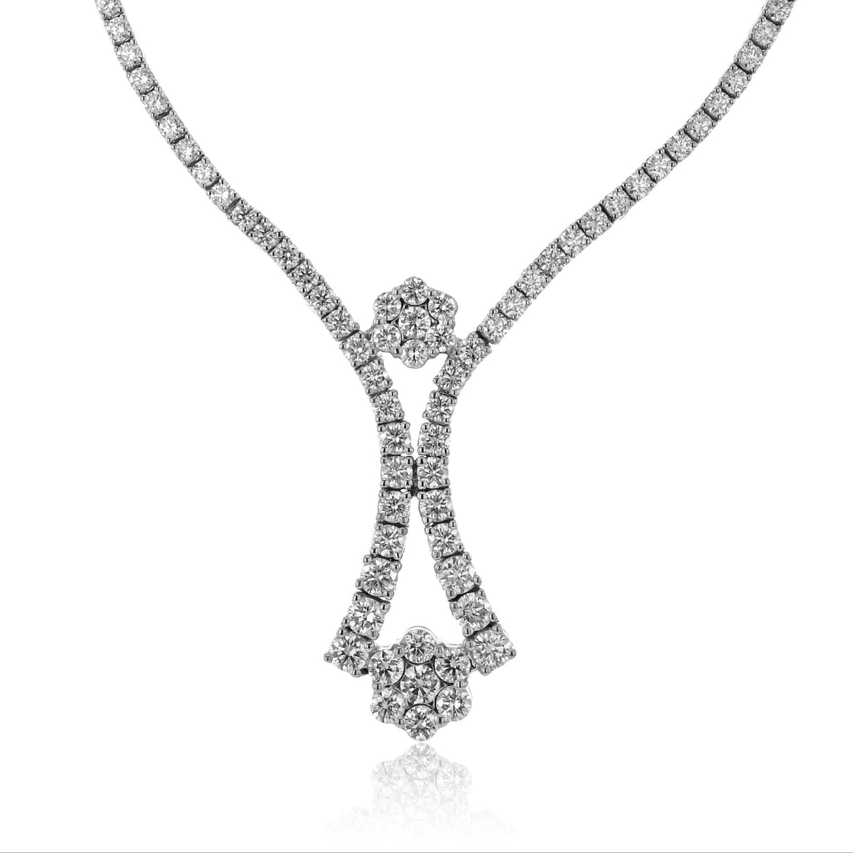 Pendant Necklace in 18k Gold with Diamonds - Simon G. Jewelry