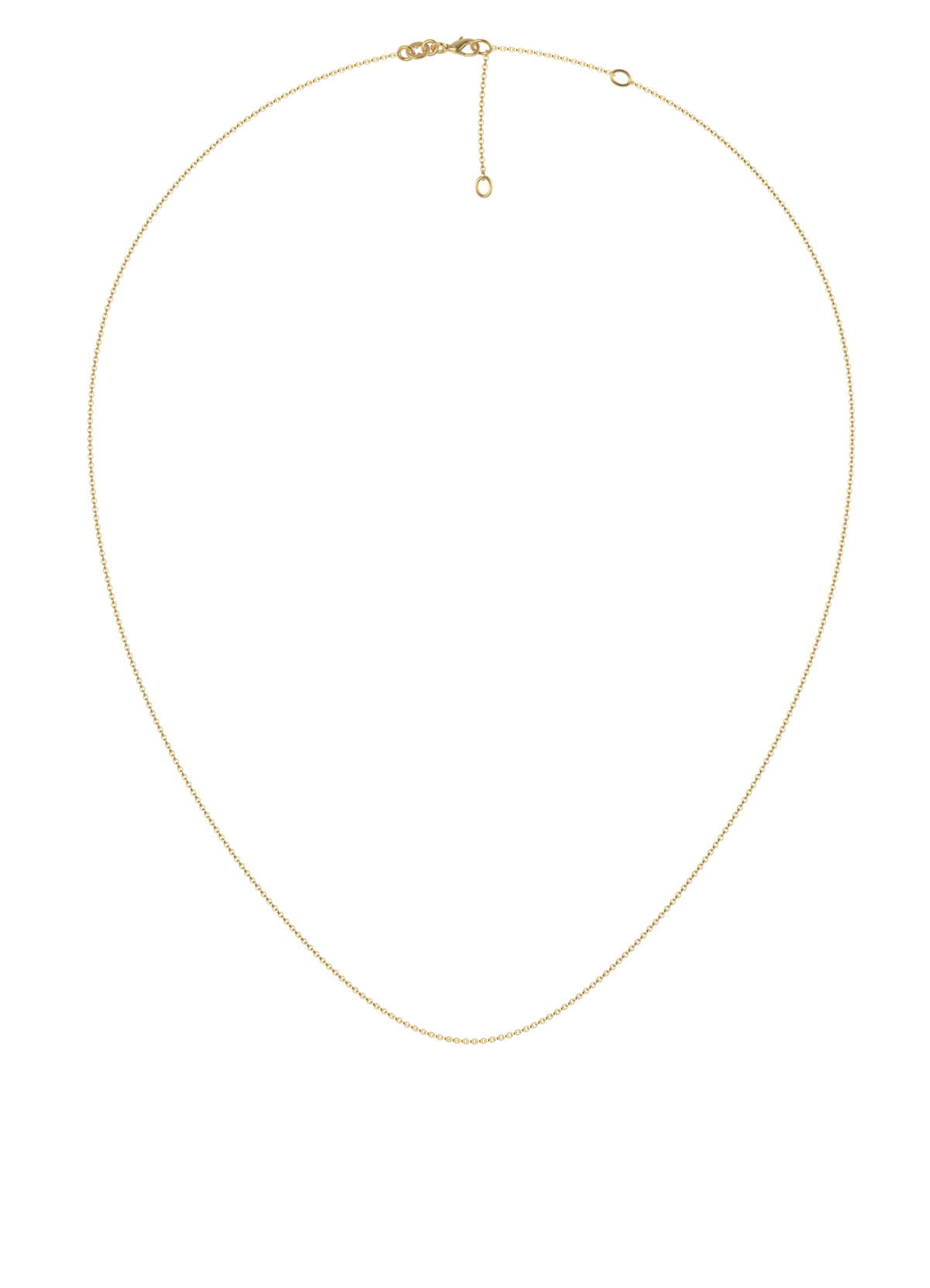 Personalized Initial Necklace in 18k Gold with Diamonds
