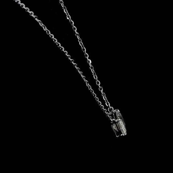 Video for Solitaire Pendant Emerald 14K White Gold PD601