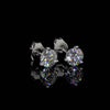 Video for Martini Earring Round 18K White Gold R075W18M045