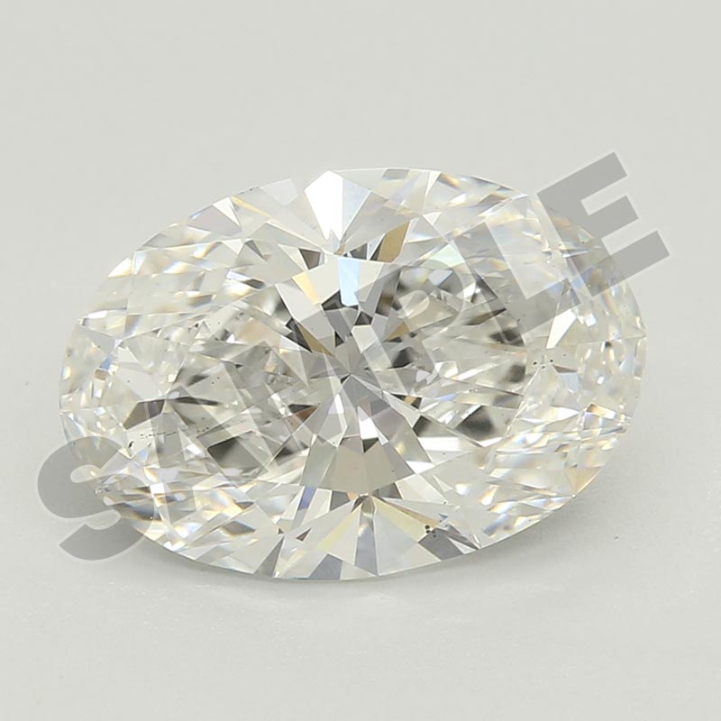 3.82 Carat Oval IGI Labgrown Diamond, With Certificate ID 544285738