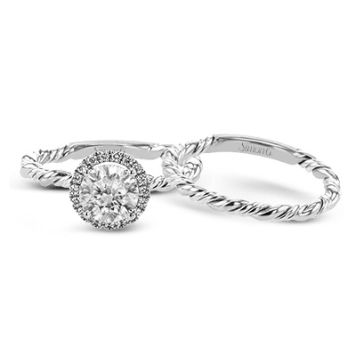 Wedding Set in 18k Gold with Diamonds