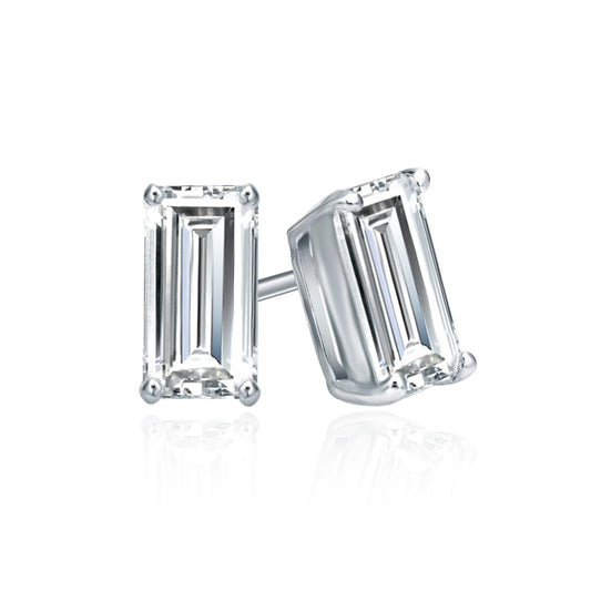 Lab Grown Diamond Stud Earrings Baguette 0.50 ct. tw. (F-G, VS)
