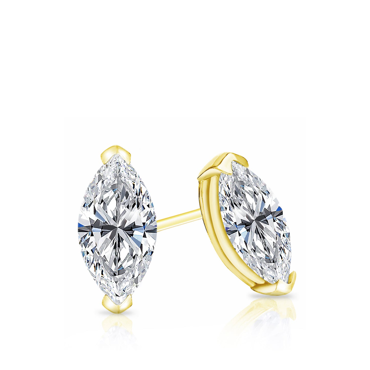 Lab Grown Diamond Stud Earrings Marquise 0.90 ct. tw. (F-G, VS)