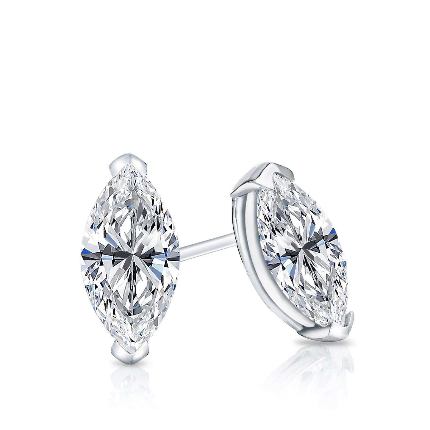 Lab Grown Diamond Stud Earrings Marquise 0.62 ct. tw. (F-G, VS)