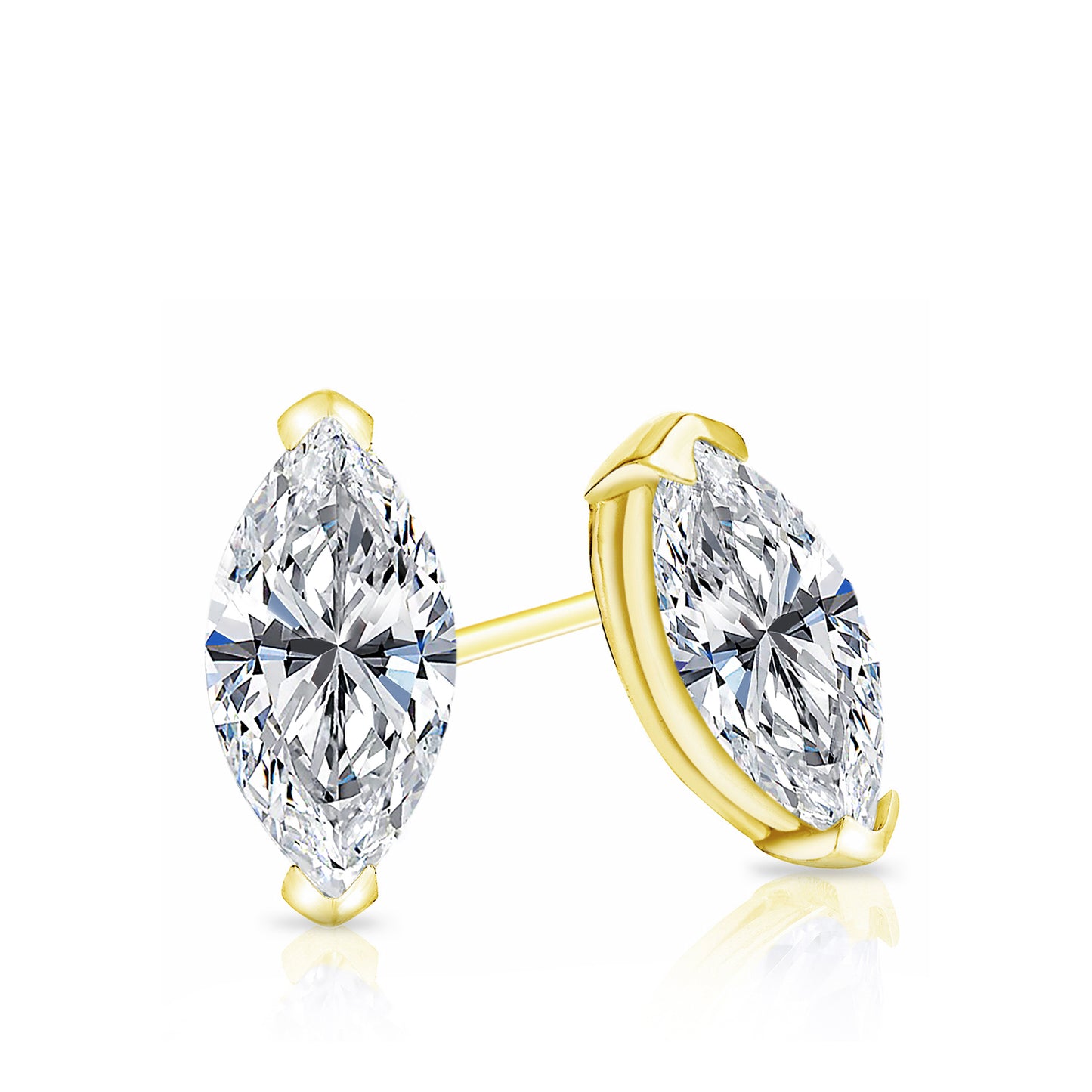 Lab Grown Diamond Stud Earrings Marquise 0.62 ct. tw. (F-G, VS)