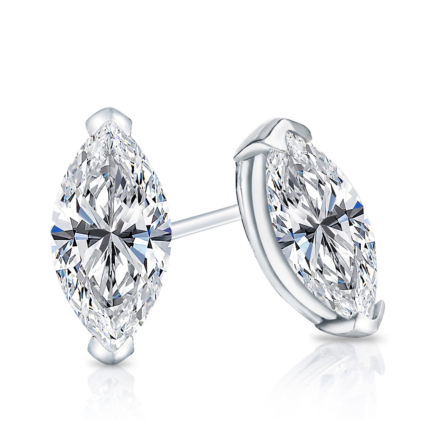 Lab Grown Diamond Stud Earrings Marquise 1.50 ct. tw. (F-G, VS)