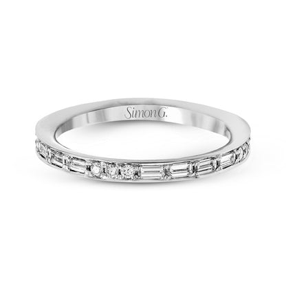 Eternity Wedding Band in 18k Gold with Diamonds