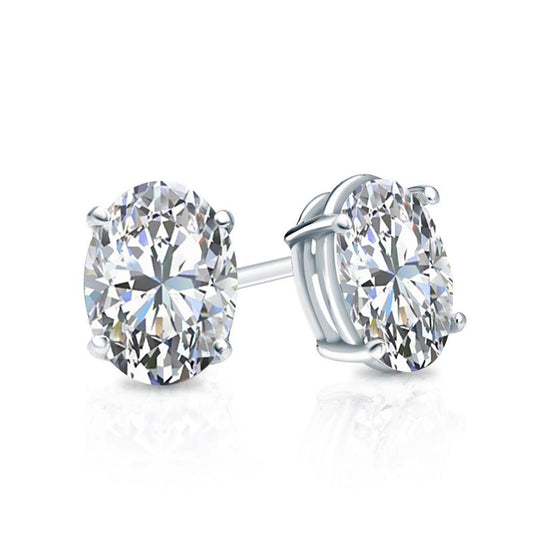 Lab Grown Diamond Stud Earrings Oval 0.75 ct. tw. (F-G, VS)