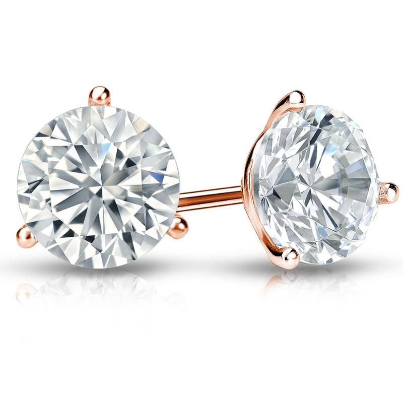 Lab Grown Diamond Stud Earrings Round 6.00 ct. tw. (F-G, VS)