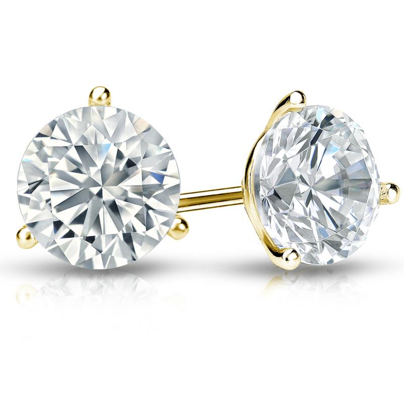 Lab Grown Diamond Stud Earrings Round 6.00 ct. tw. (F-G, VS)