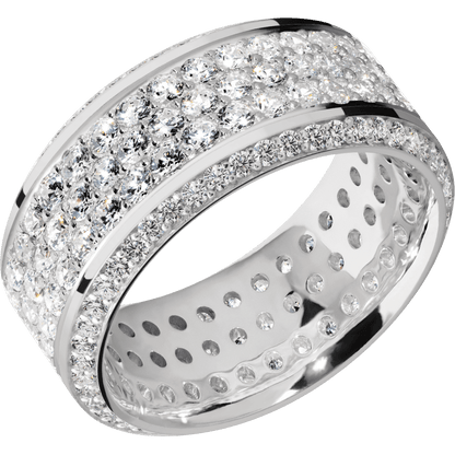 14K White Gold with Polish , Polish Finish